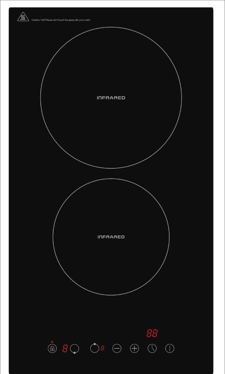 اجاق برقی توکار وارداتی دو شعله واریانت مدل V-HEO-202