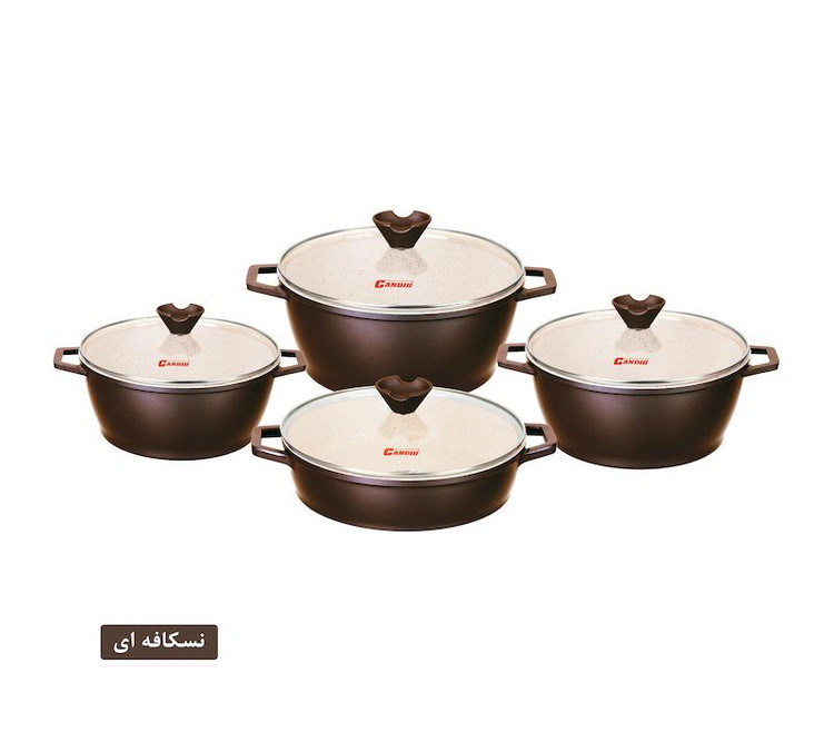 سرویس 8 پارچه ورونا (گرانیت) - درب پیرکس